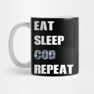 Eat Sleep COD Repeat Mug